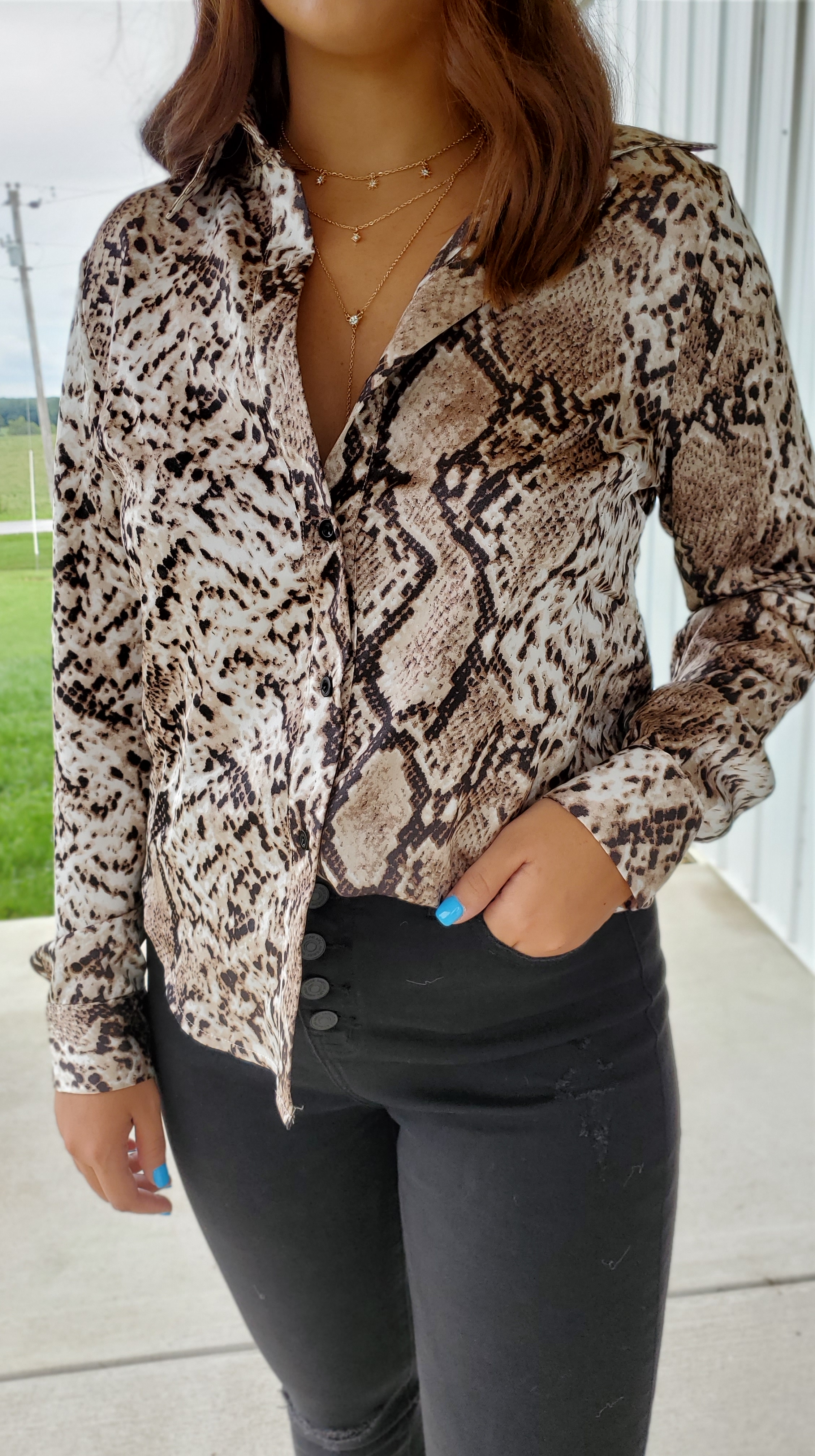 Nova snakeskin top - Image 2