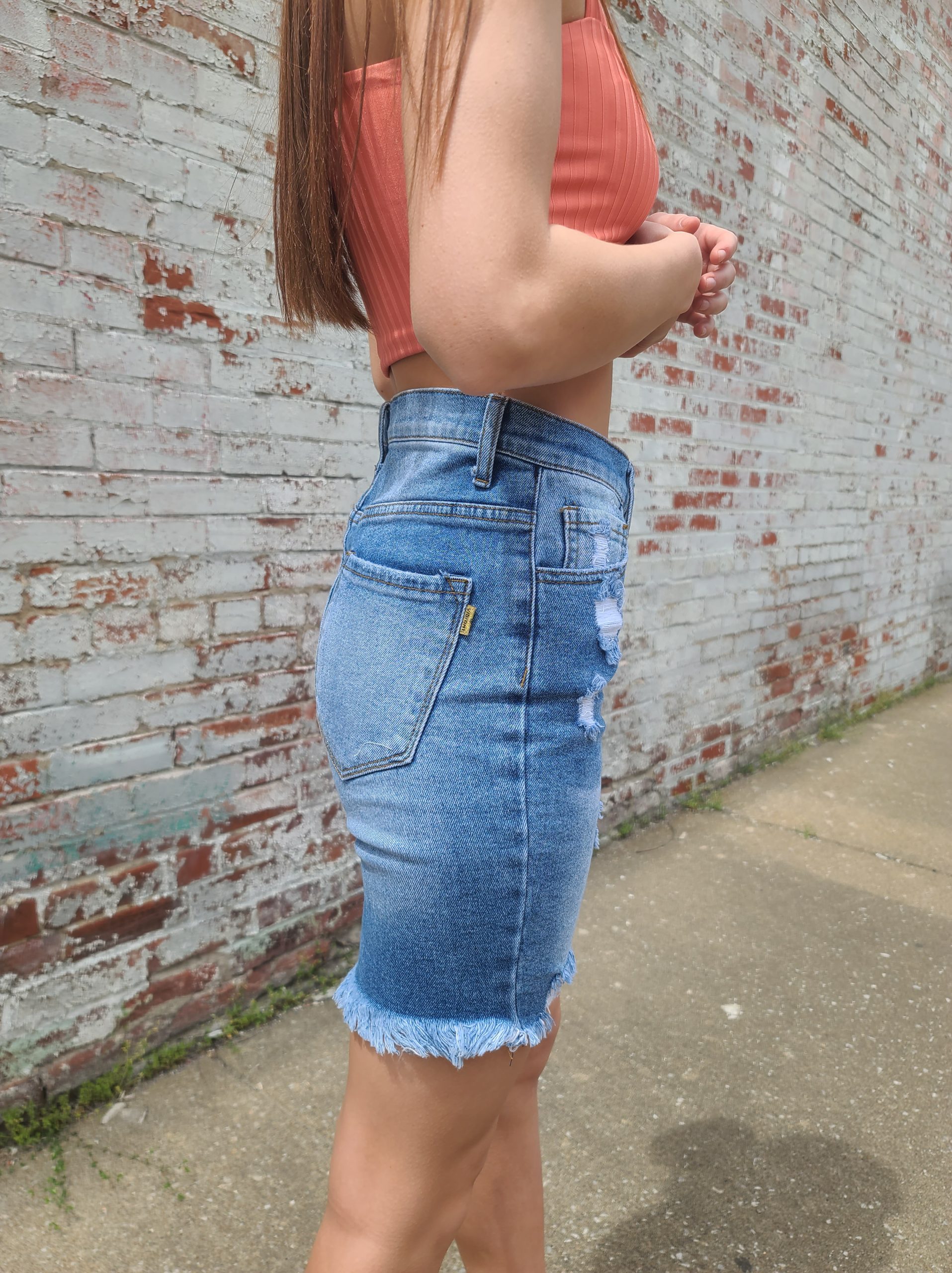 Cali high-waisted bermuda shorts - Image 2