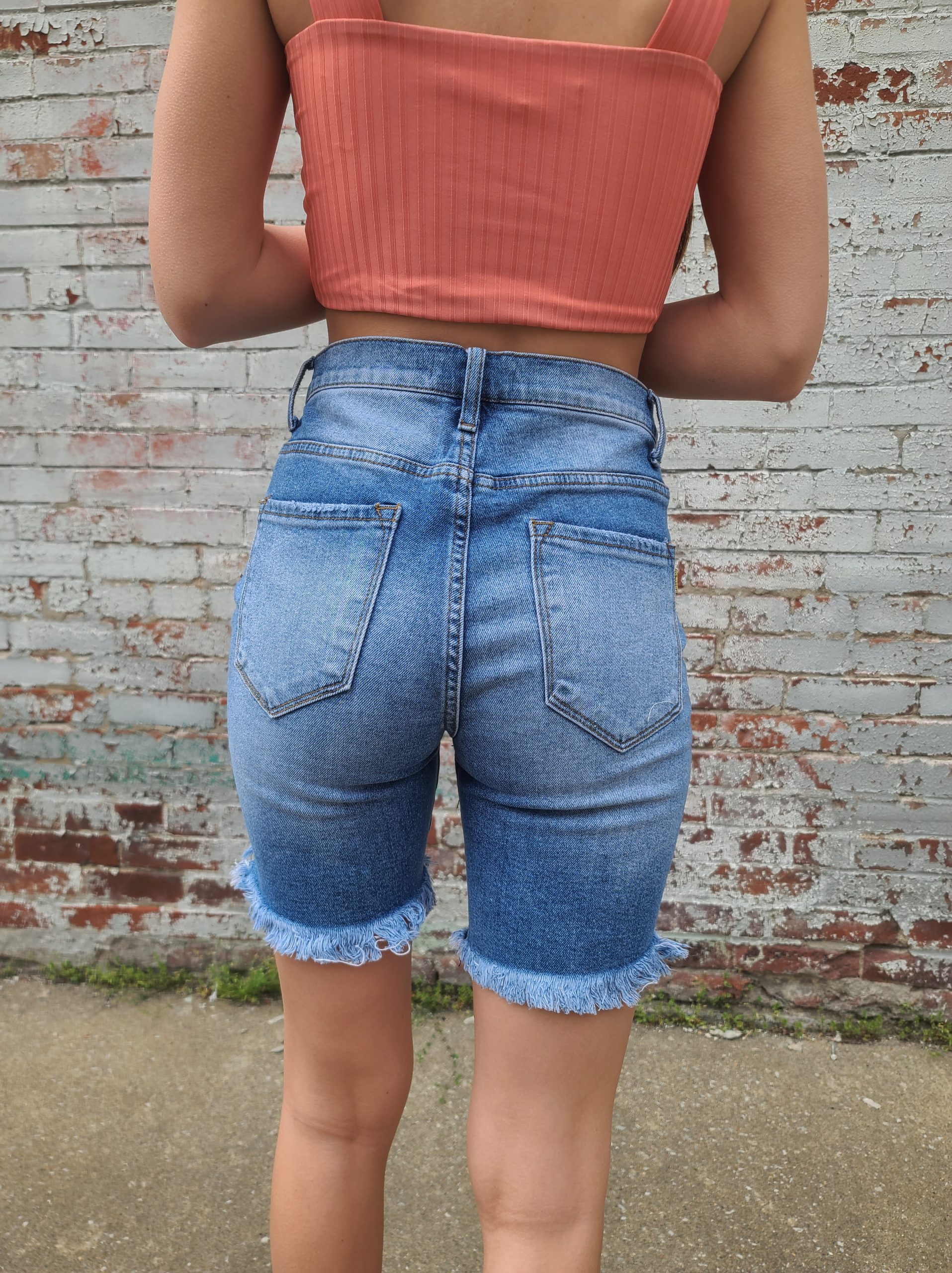 Cali high-waisted bermuda shorts - Image 3