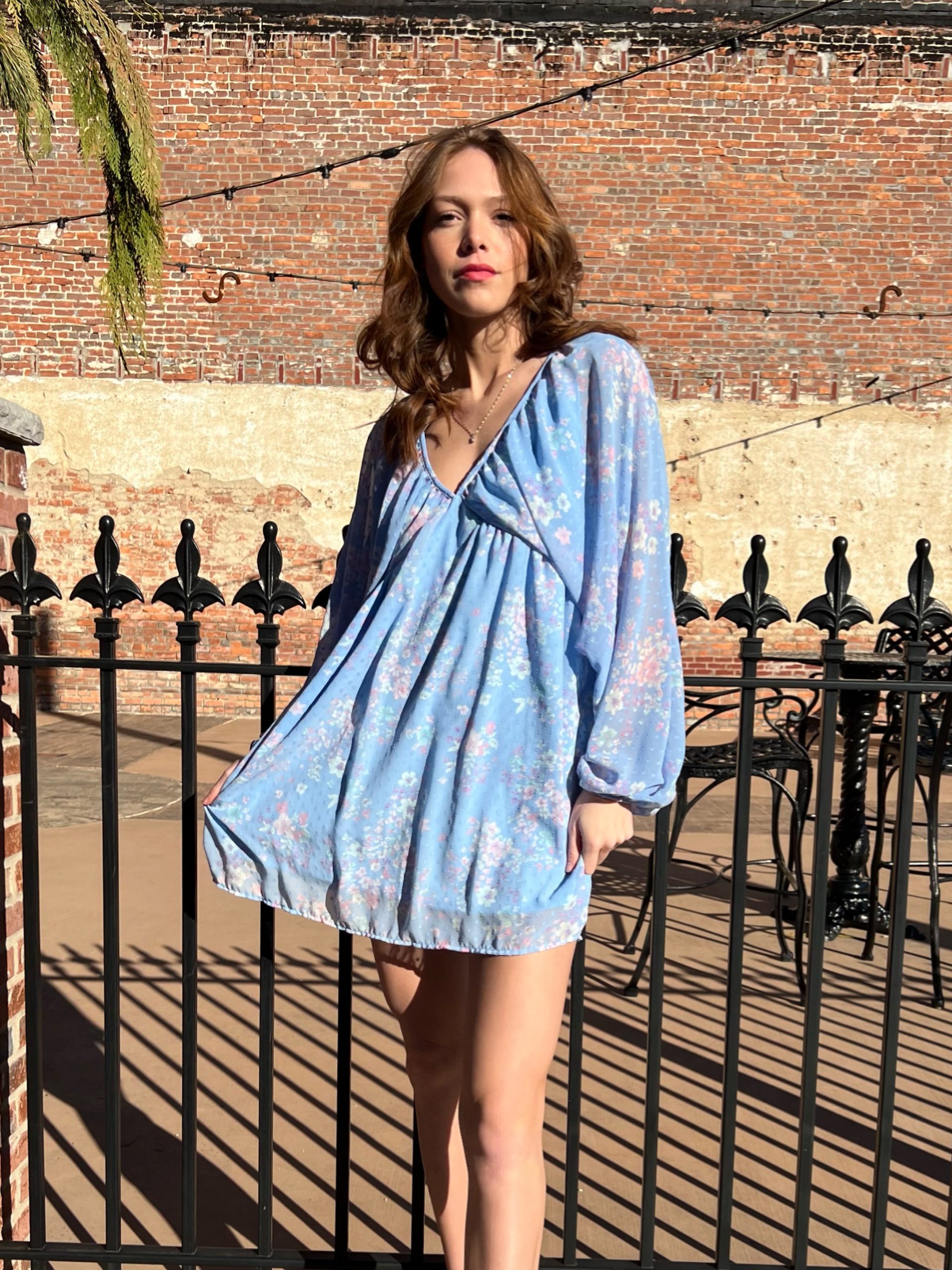 Mandie floral print dress