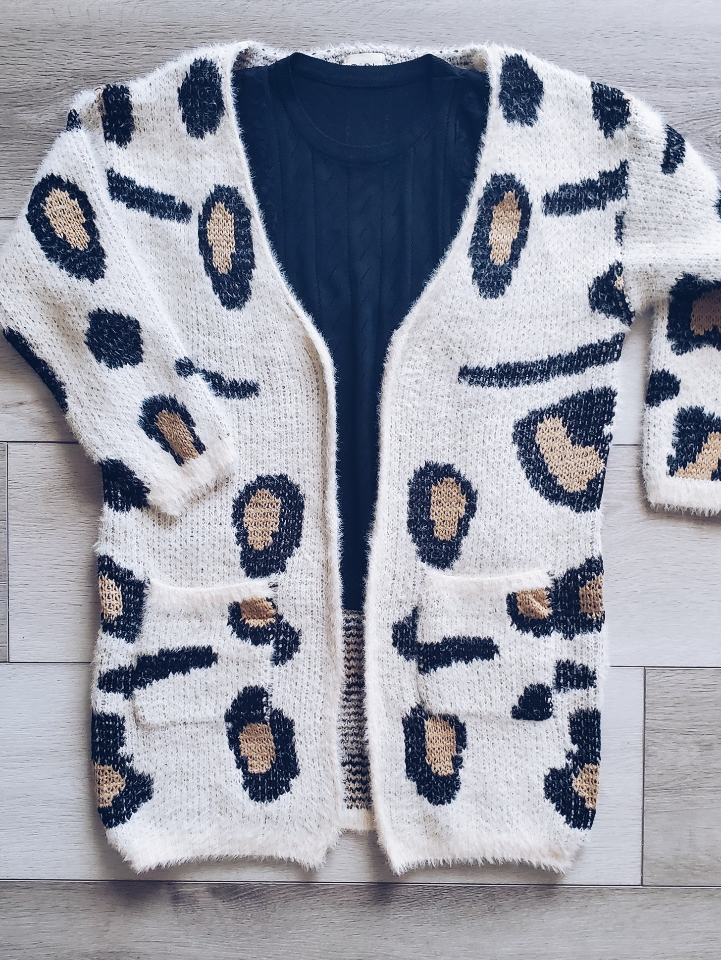 Bridget animal print cardigan