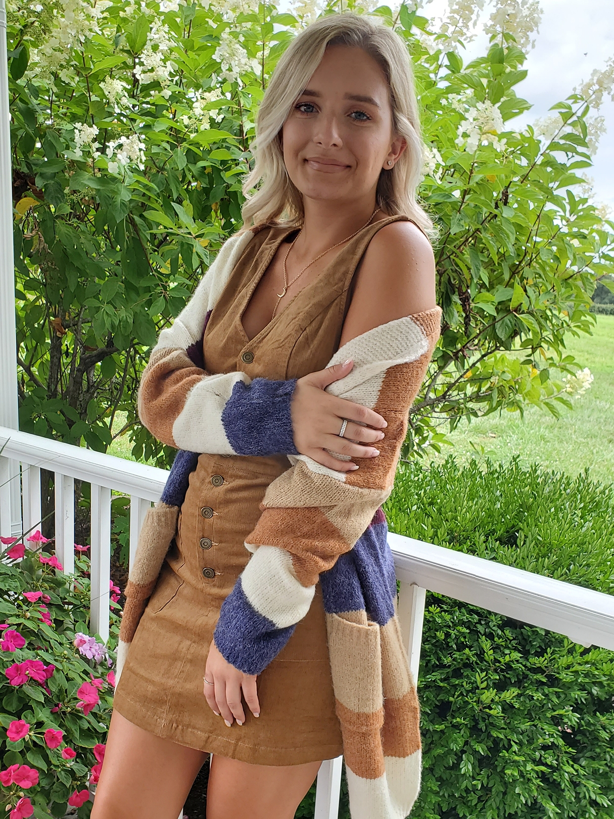 Maisie Pinafore Corduroy Dress - Image 4