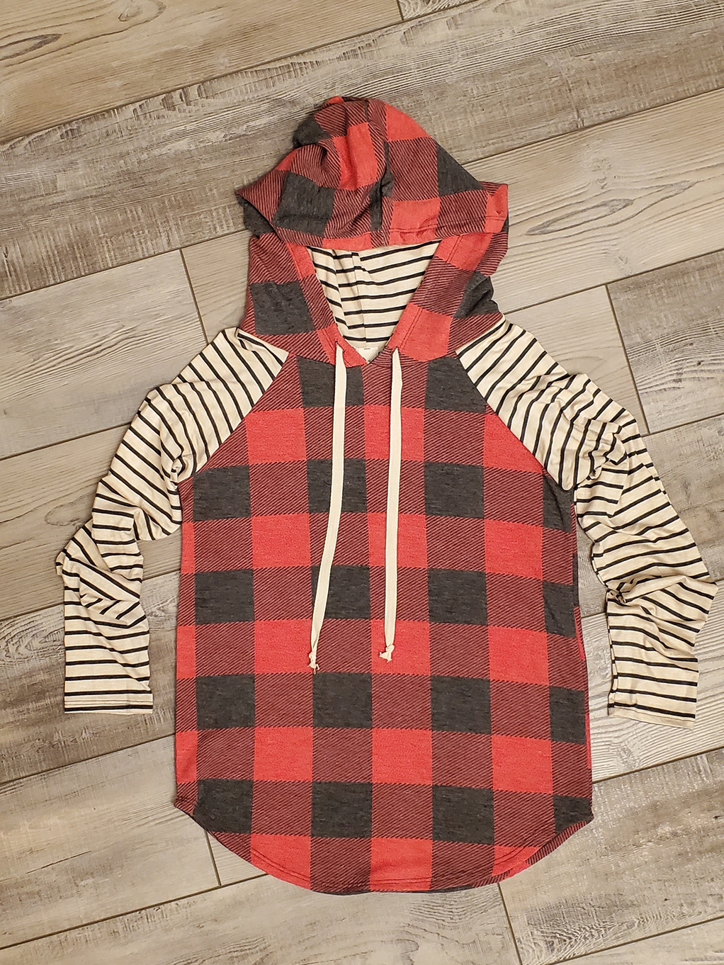 Stripes and Plaid Top - Image 2