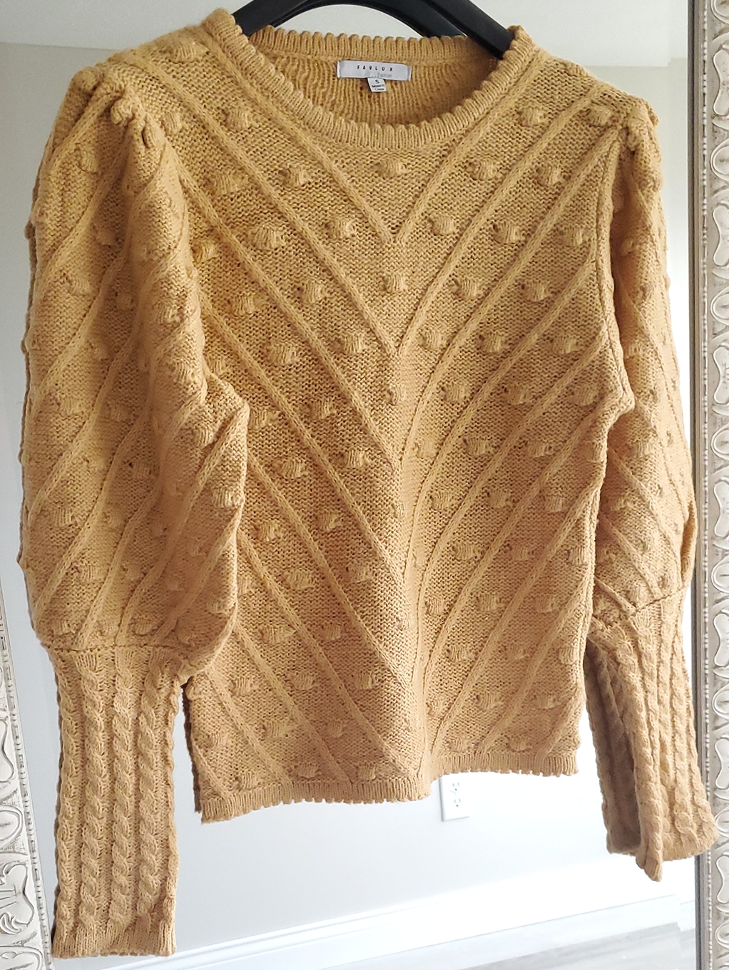 Pom Pom Puff Knit Sweater