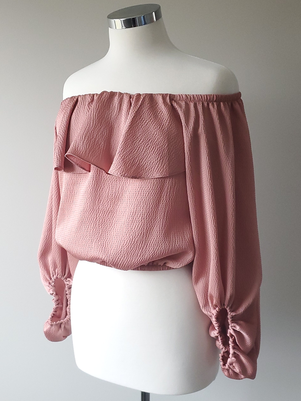 Heart break ruffle top