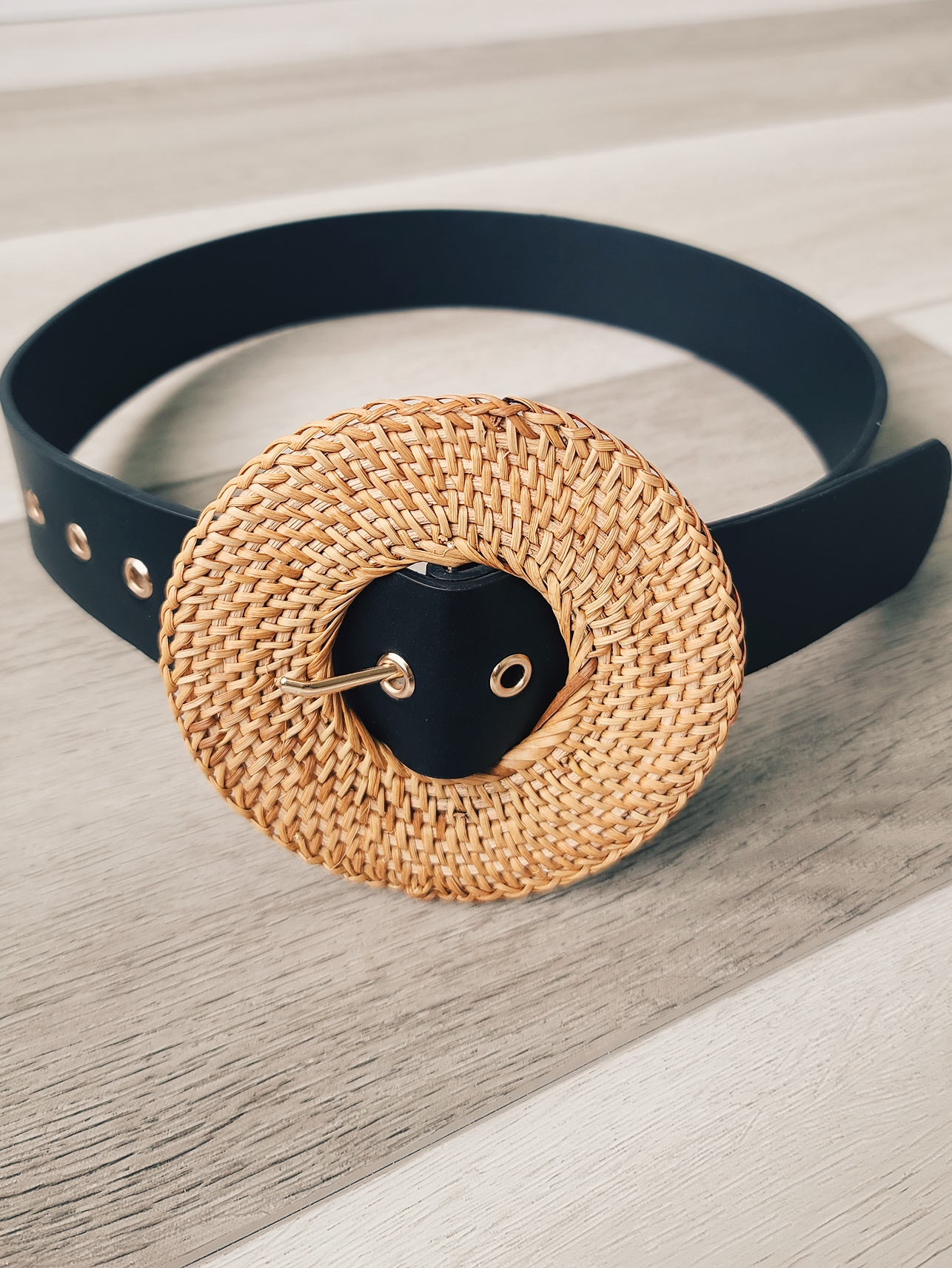 Sunburst Raffia Belt - Image 2