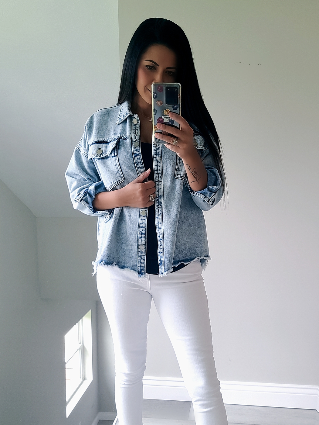 Acid Wash Jean Jacket