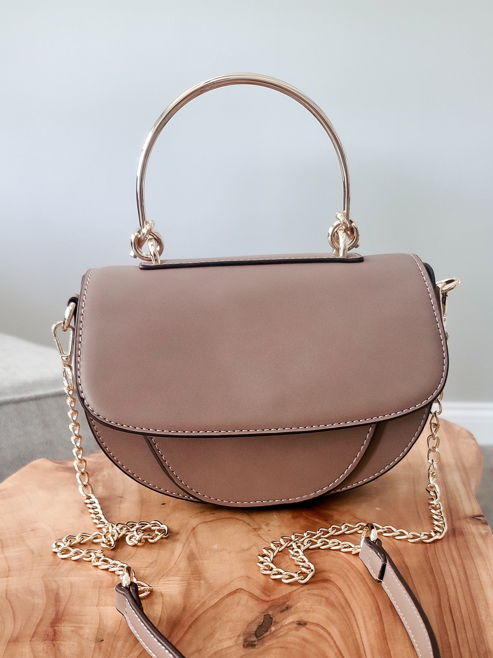 Oh so chic top handle bag