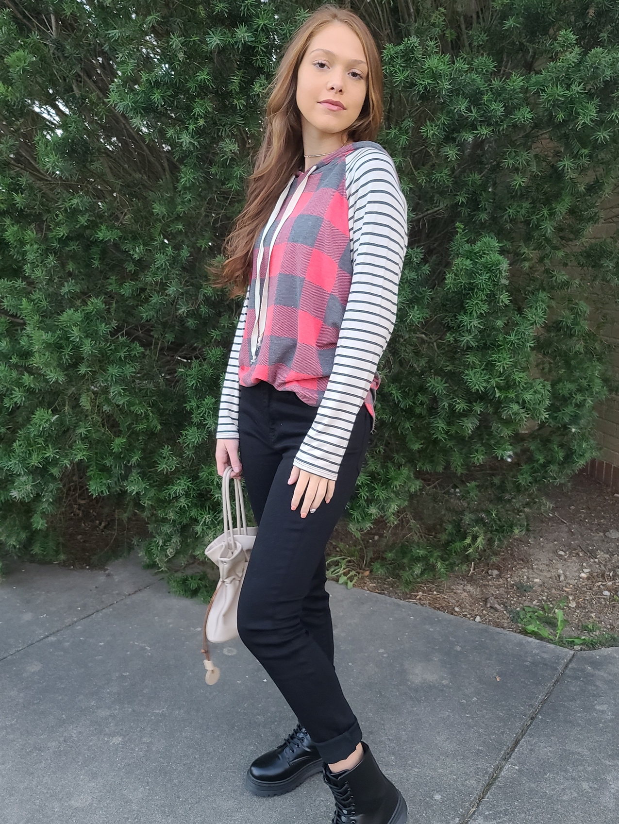 Stripes and Plaid Top