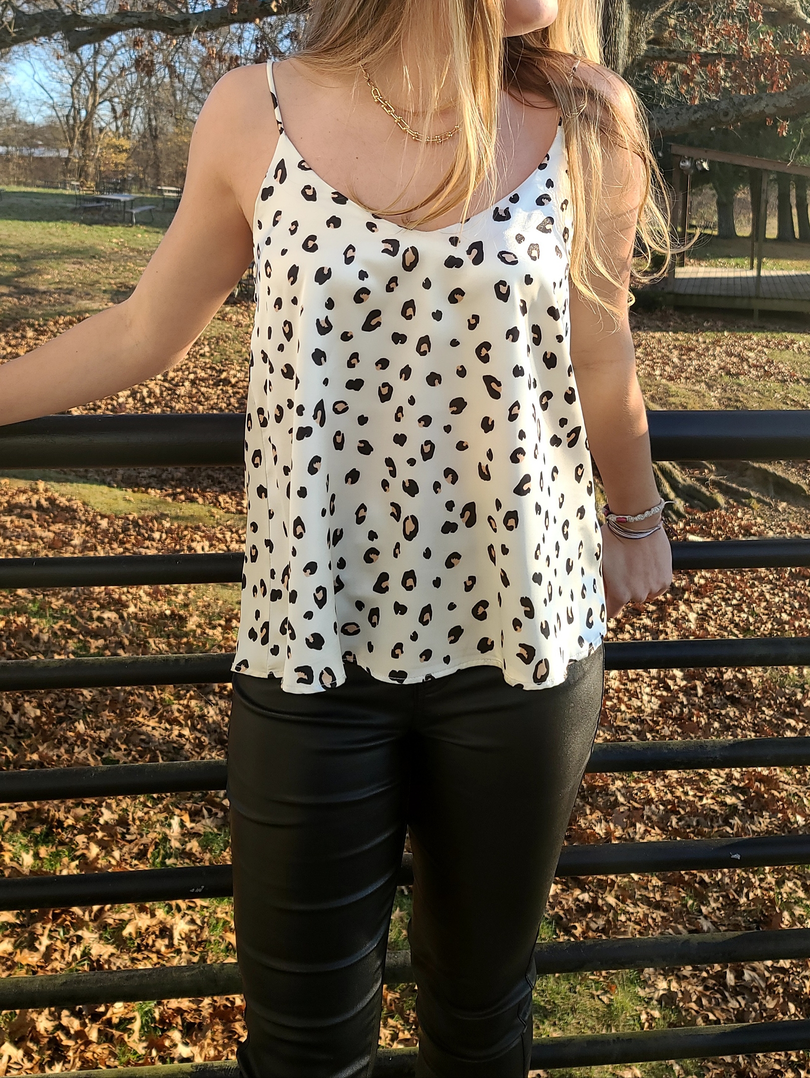 Leopard print cami top - Image 2