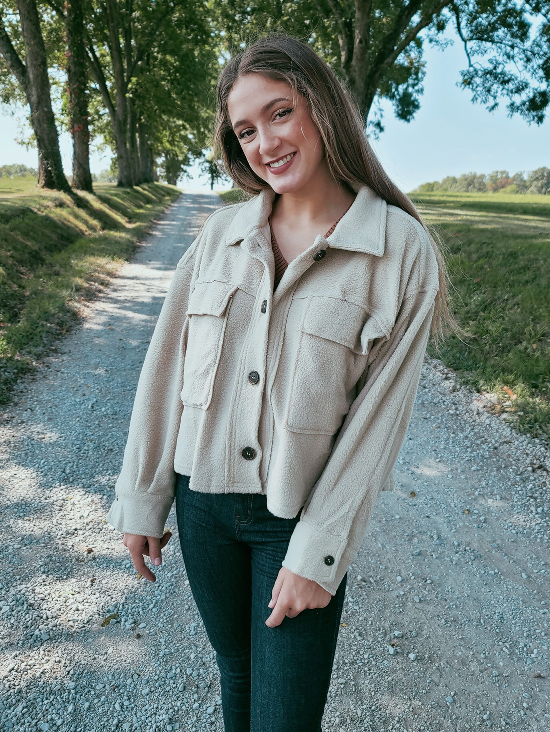 Trace oversized jacket