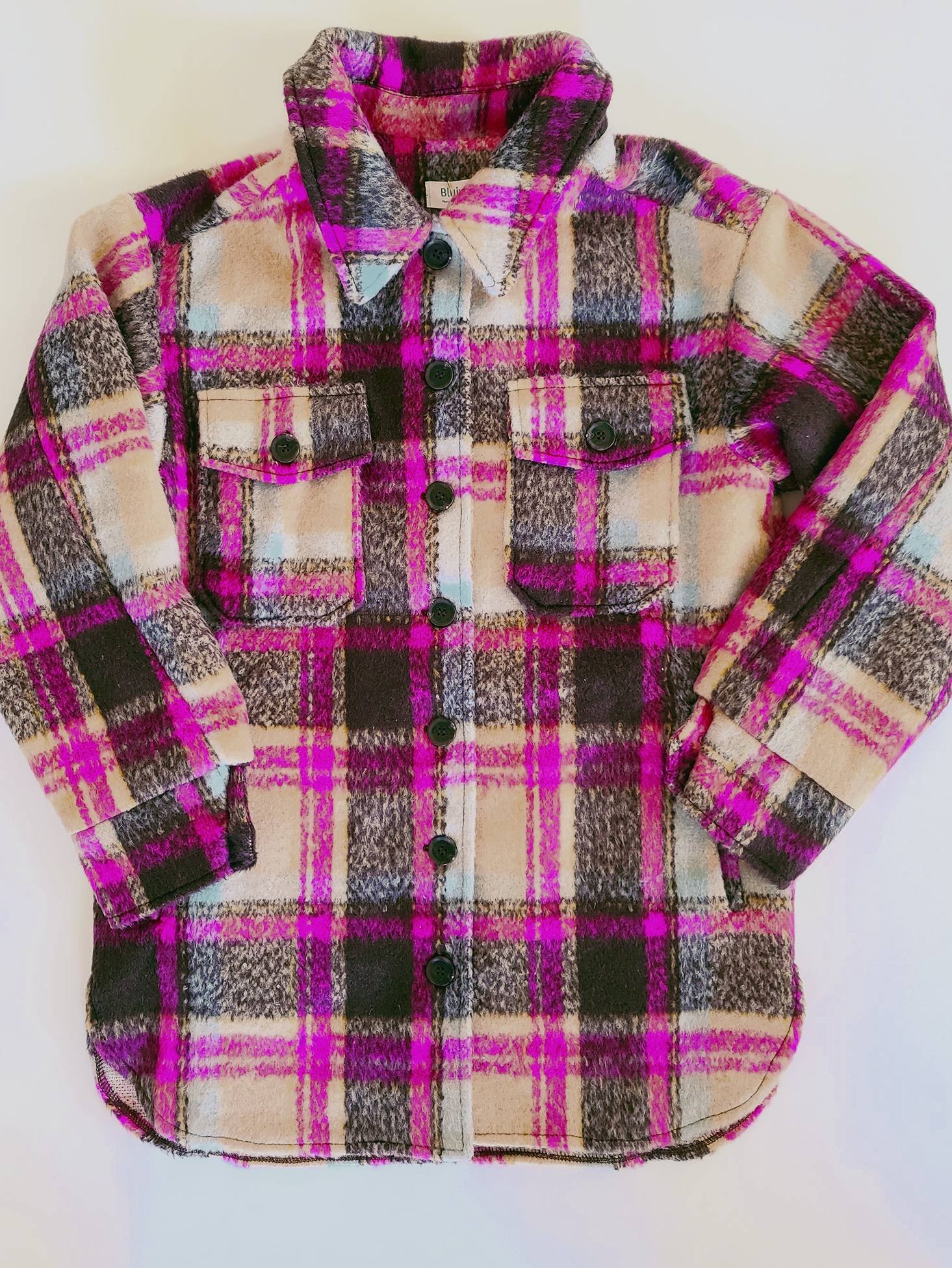 Staci Brushed Flannel Shacket