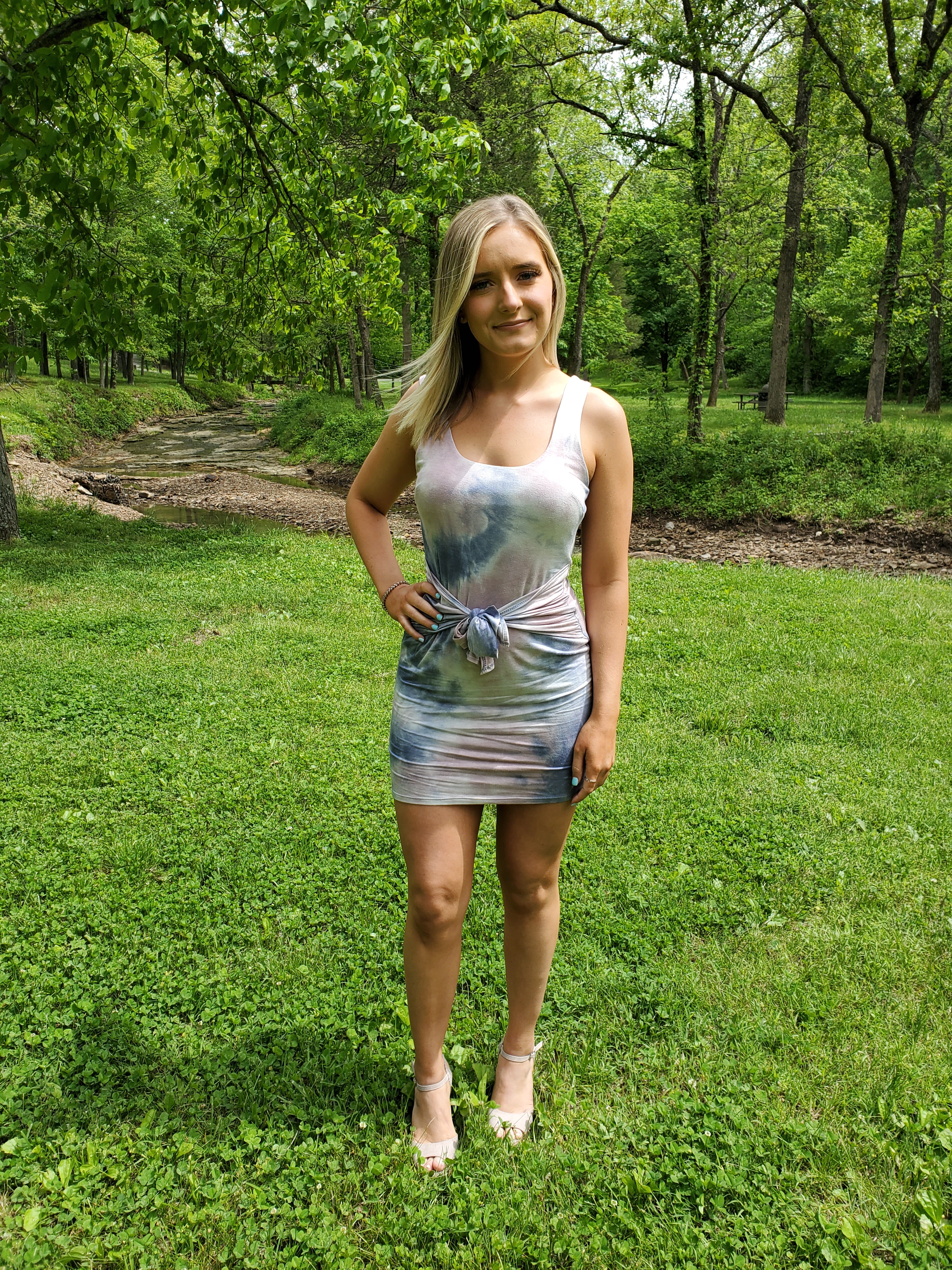 Alexa Tie-dye Bodycon Dress