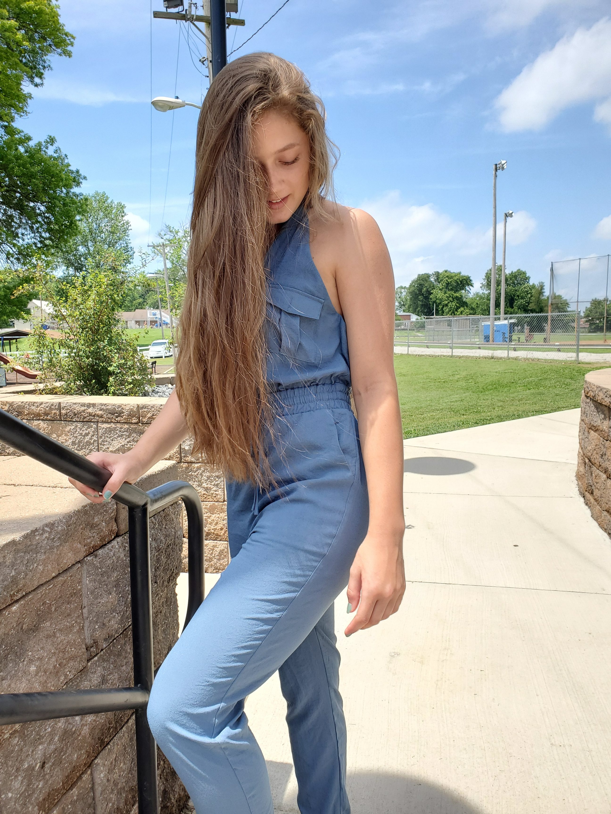 Kelly Denim Jumpsuit - Image 2