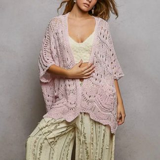 Quinn Scalloped hem Cardigan