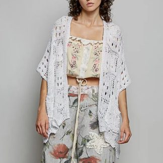 Abi Scalloped Hem Cardigan
