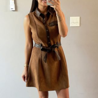Nori Suede Dress