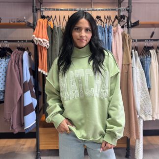 Matcha Mockneck Sweatshirt