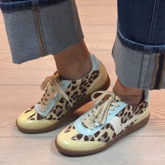 Kyla Leopard Sneakers