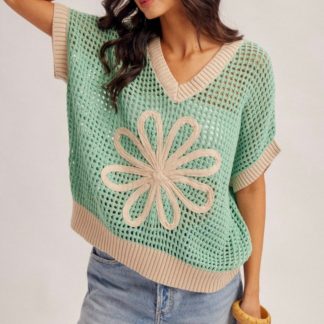 Daisy Net Sweater