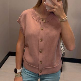 Catherine Cardigan (Light Mauve)