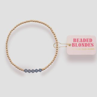 Beaded Blondes - Ice Blue Kim Bracelet