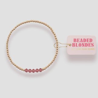 Beaded Blondes - Blush Pink Kim Bracelet