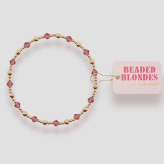Beaded Blondes - Blush Pink June Bracelet