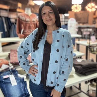 Tia Polka Dot Cardi