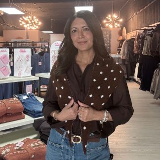 Polka Dot Triangle Scarf