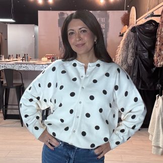 Allie Polka Dot Cardi
