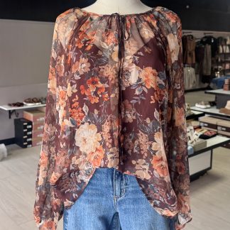 Autumn Romance Floral Top