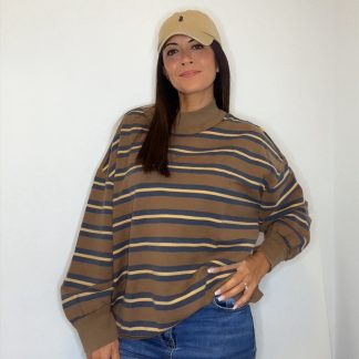 Free People- Palm Spring Striped/ Army Combo