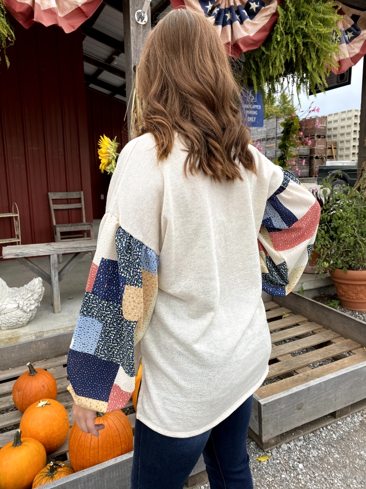 Stitches Patchwork Top - Image 2