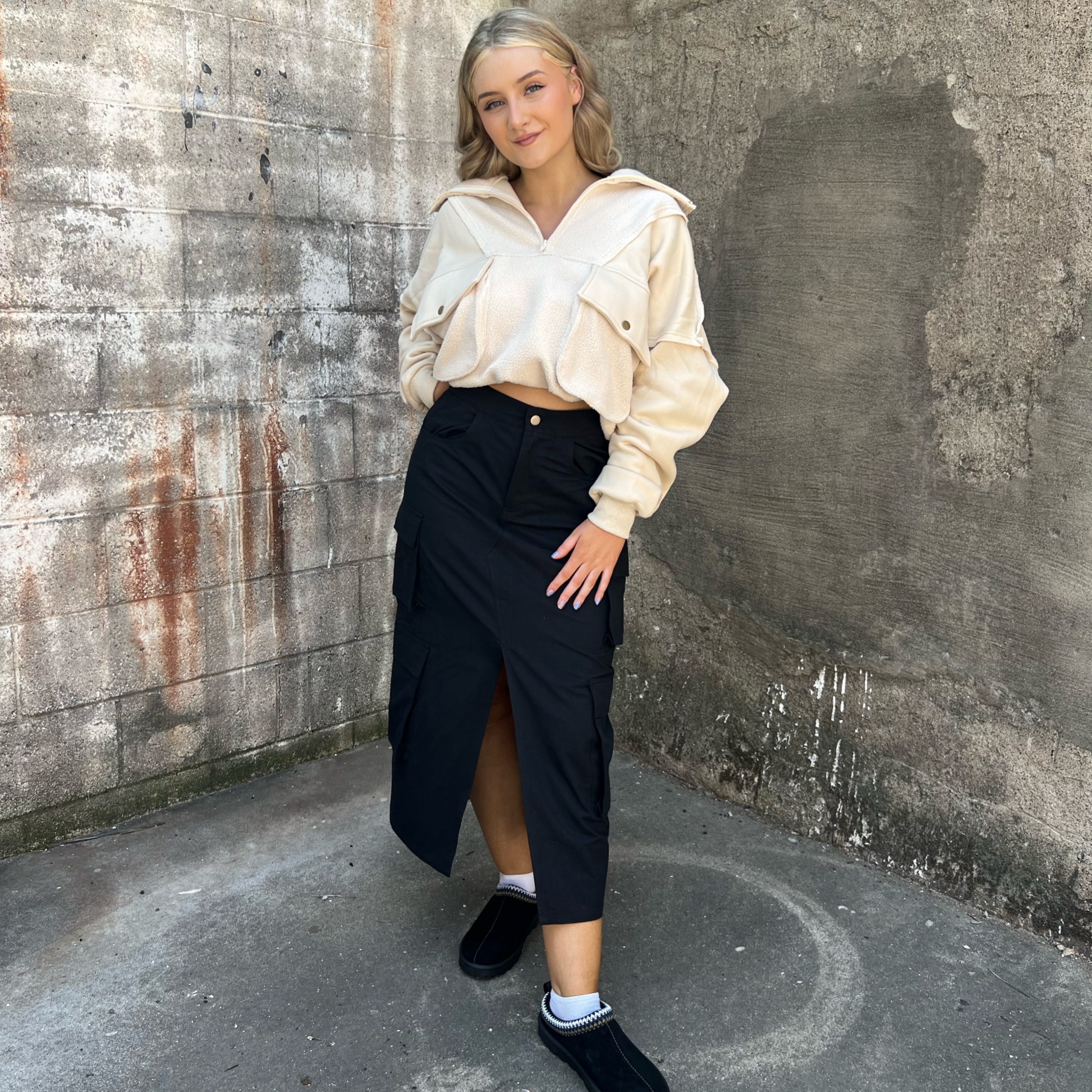 Lexie Cargo Midi Skirt