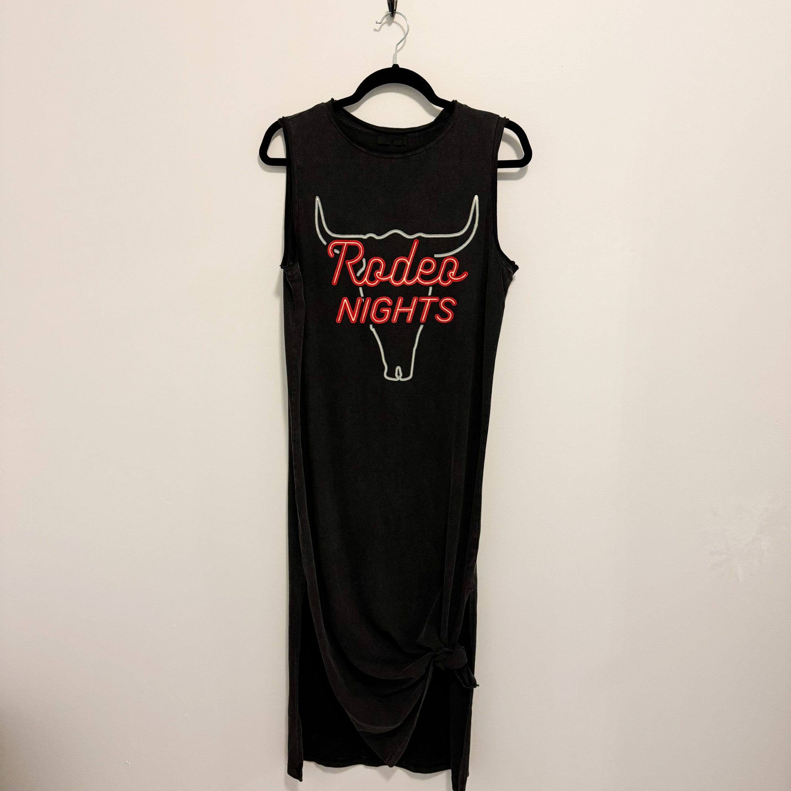 Rodeo Nights Midi Tank T-shirt Dress