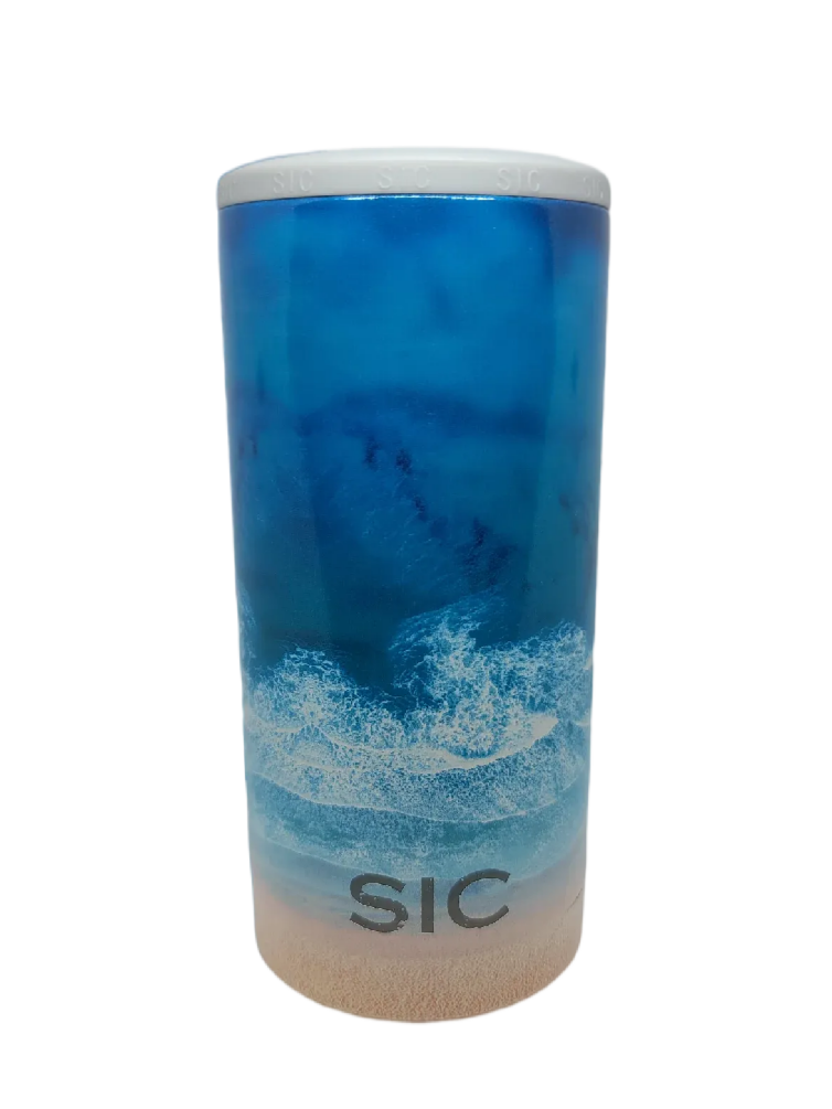 Take me to the beach slim can cooler