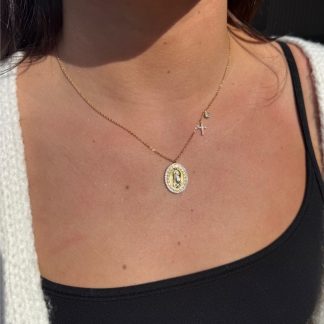 Sahira - Virgin Mary Pendant Necklace
