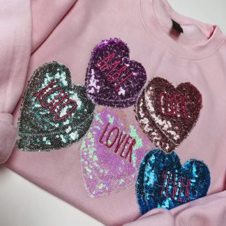 Conversation Hearts Swestshirt