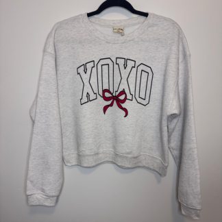 XOXO Crop Sweatshirt (sale)