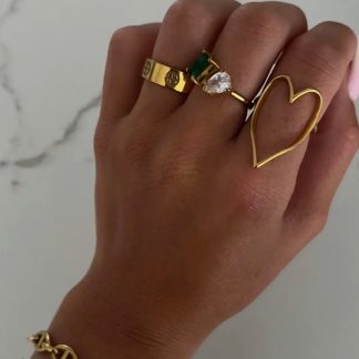 Gold Heart Ring