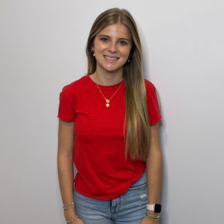 Free people- nova tee (high risk red)