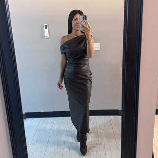 Alana One Shoulder Midi Dress