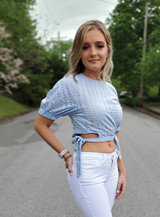 Bailey Eyelet Crop-Top - Image 4