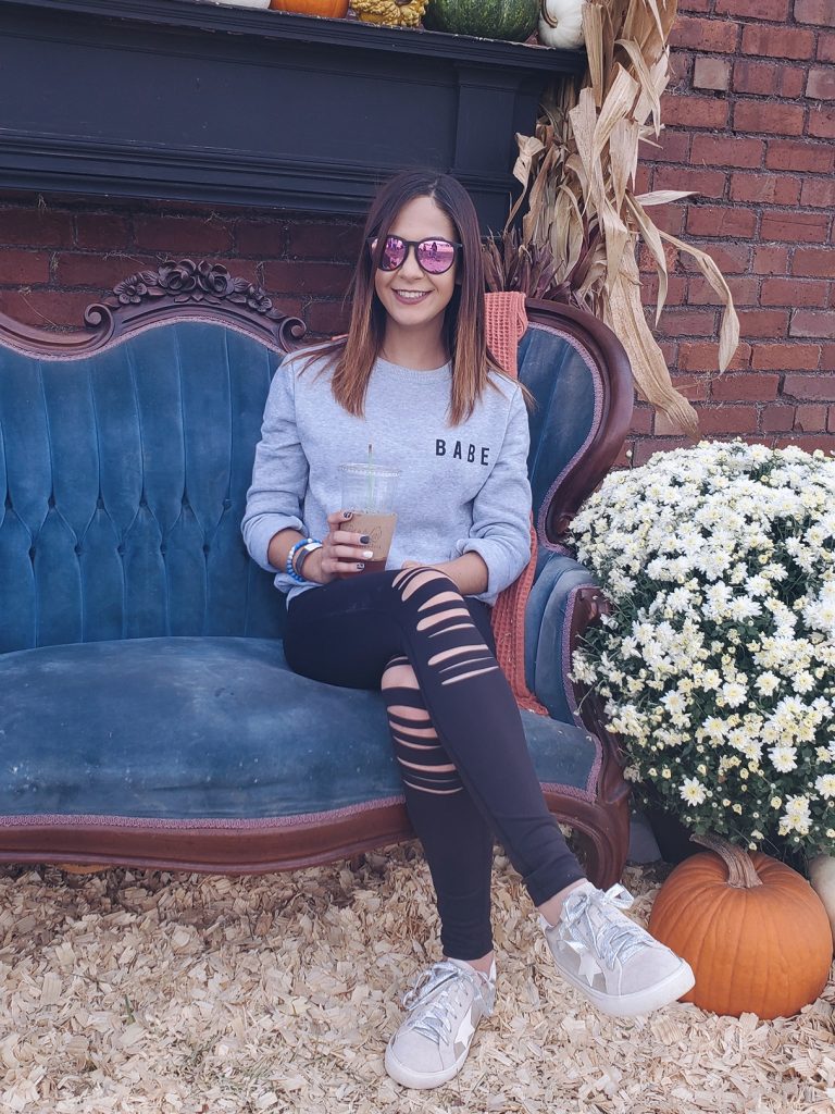 Tess Distressed Leggings Kenz Boutique